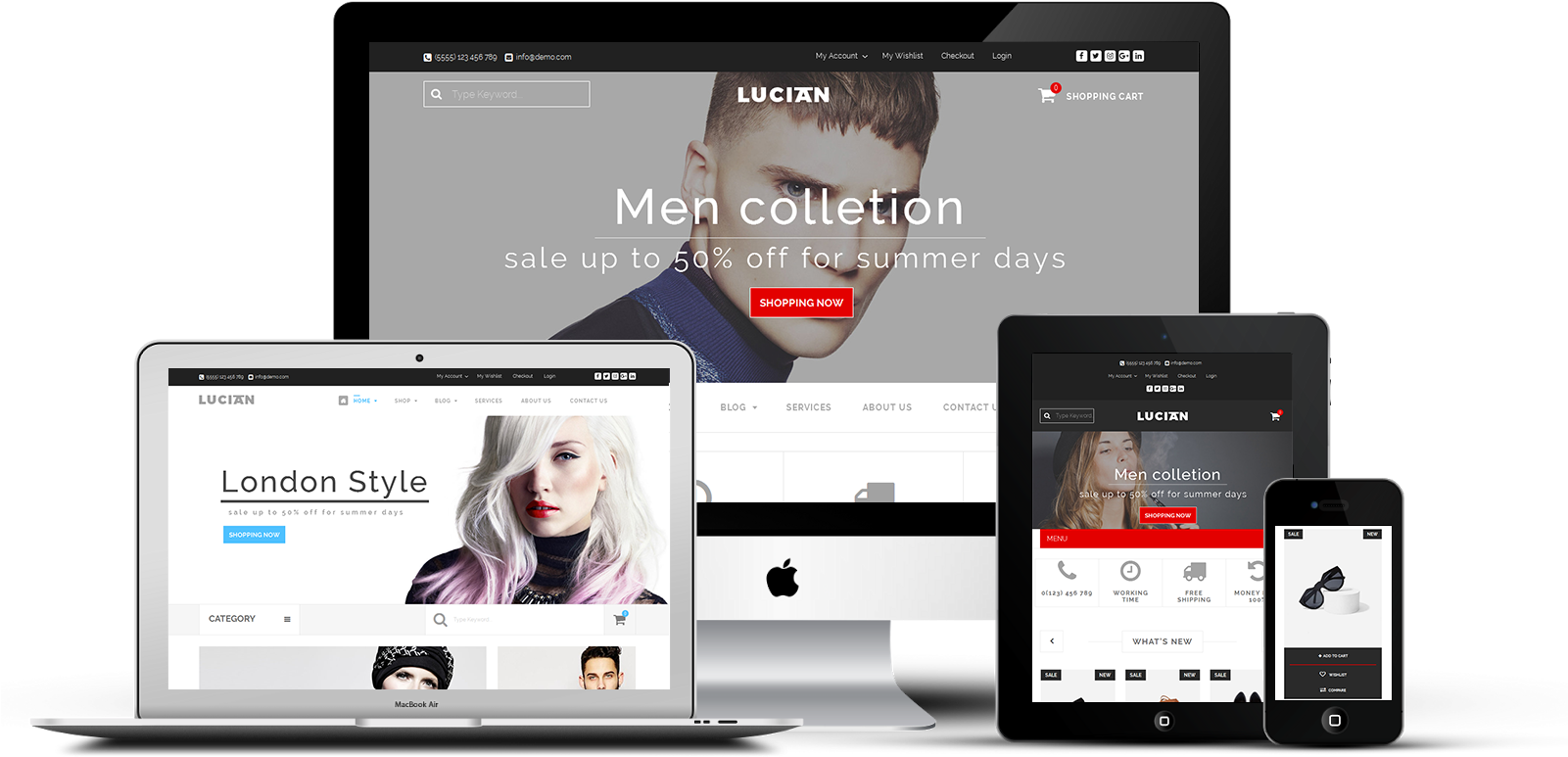 E-commerce platform preview